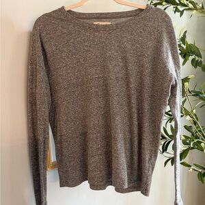 Madewell Gray Women's Long Sleeve Top